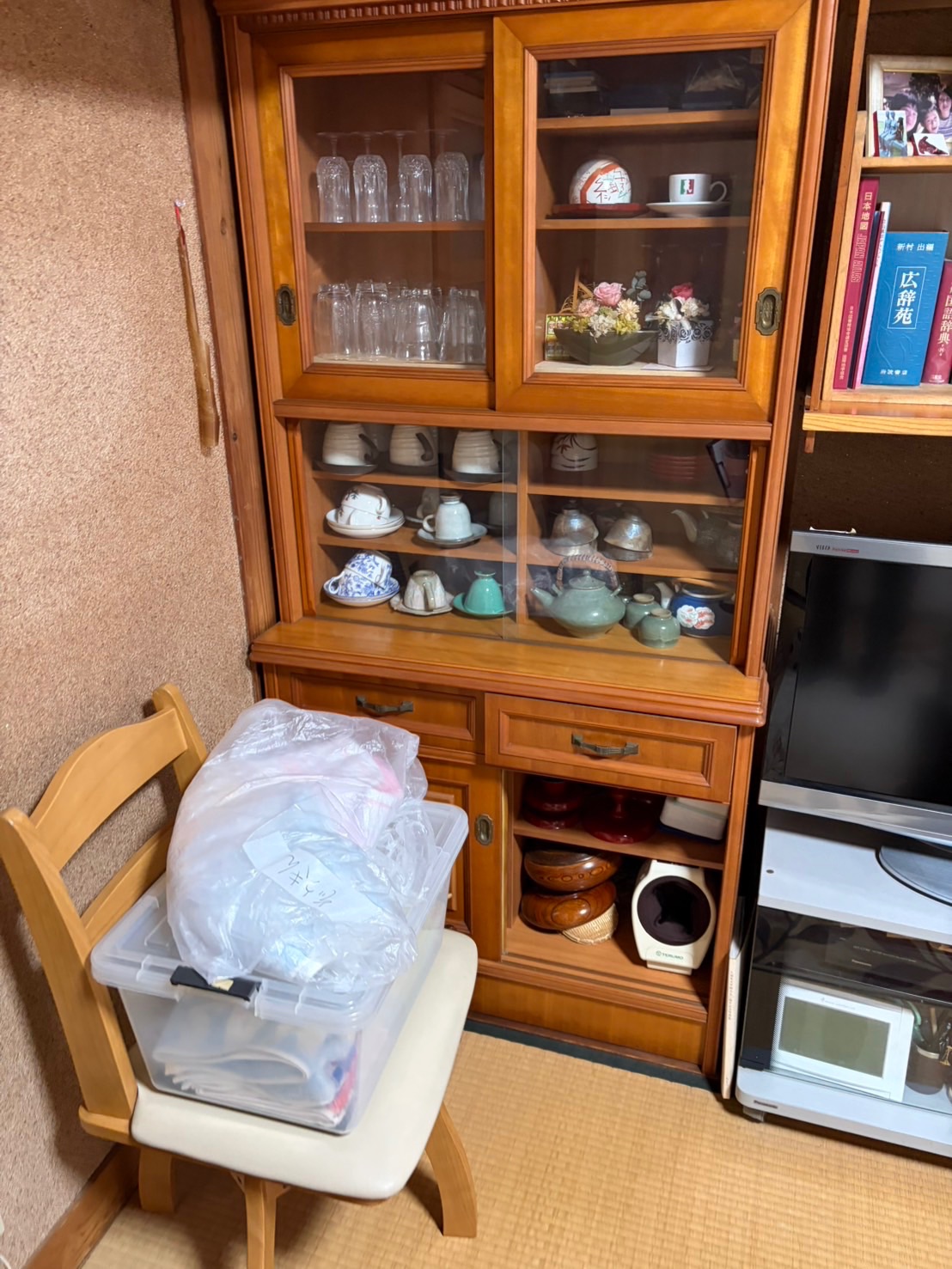 福岡市早良区四箇 遺品整理 作業前の4LDK室内