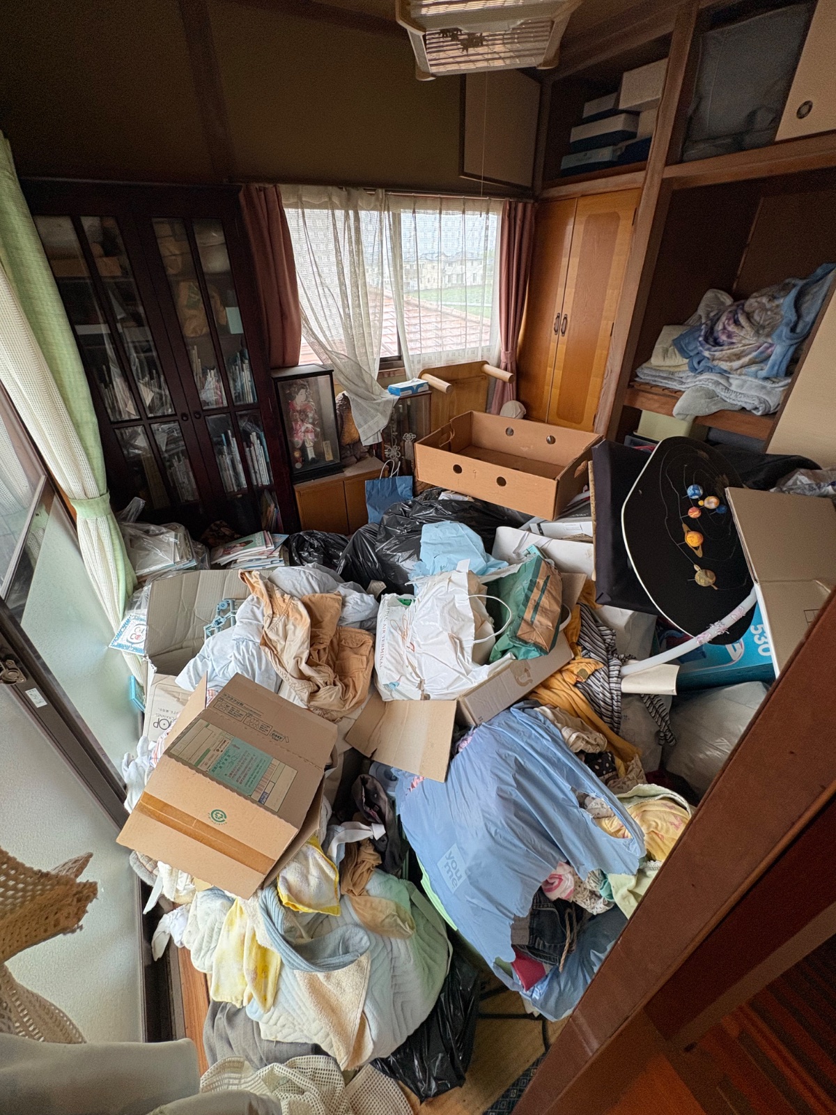 久留米市北野町 遺品整理 作業後の室内